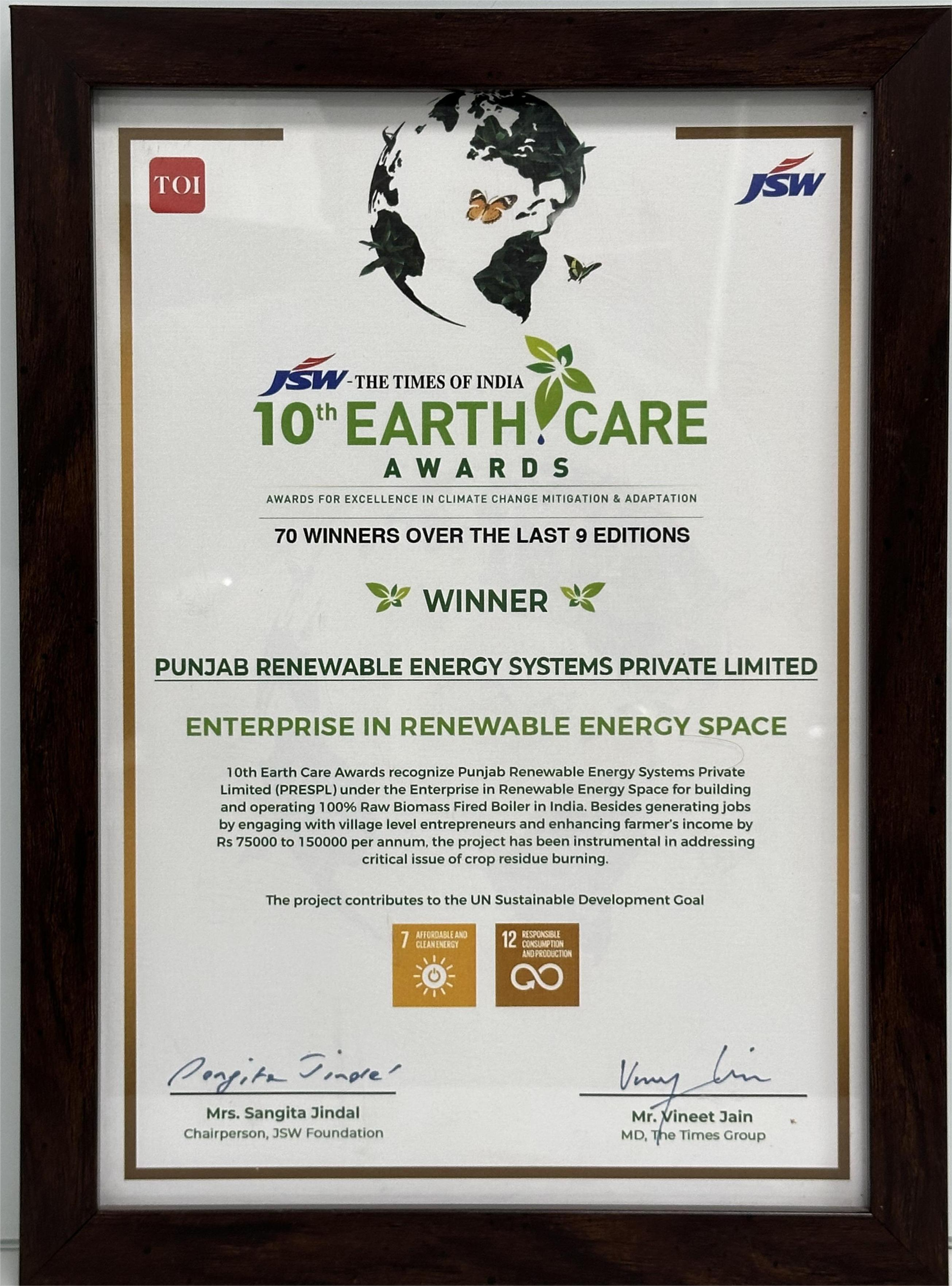 10th Earth Care Awards - 2025